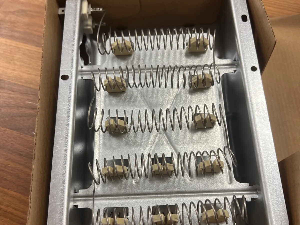 Replacement dryer heating element for an appliance repair in Georgetown, TX